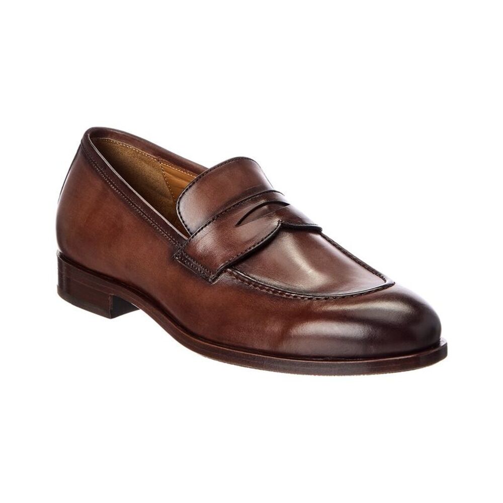 Antonio Maurizi Leather Loafer, Brown